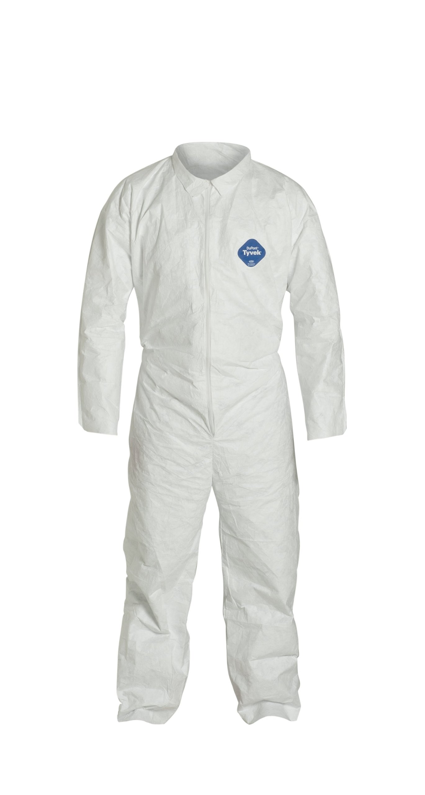 DuPont Tyvek 400 Disposable Protective Coverall with Open Wrists & Ankles - Chemical Resistant Full Body Suit for Industrial, Medical & Hazardous Work Environments