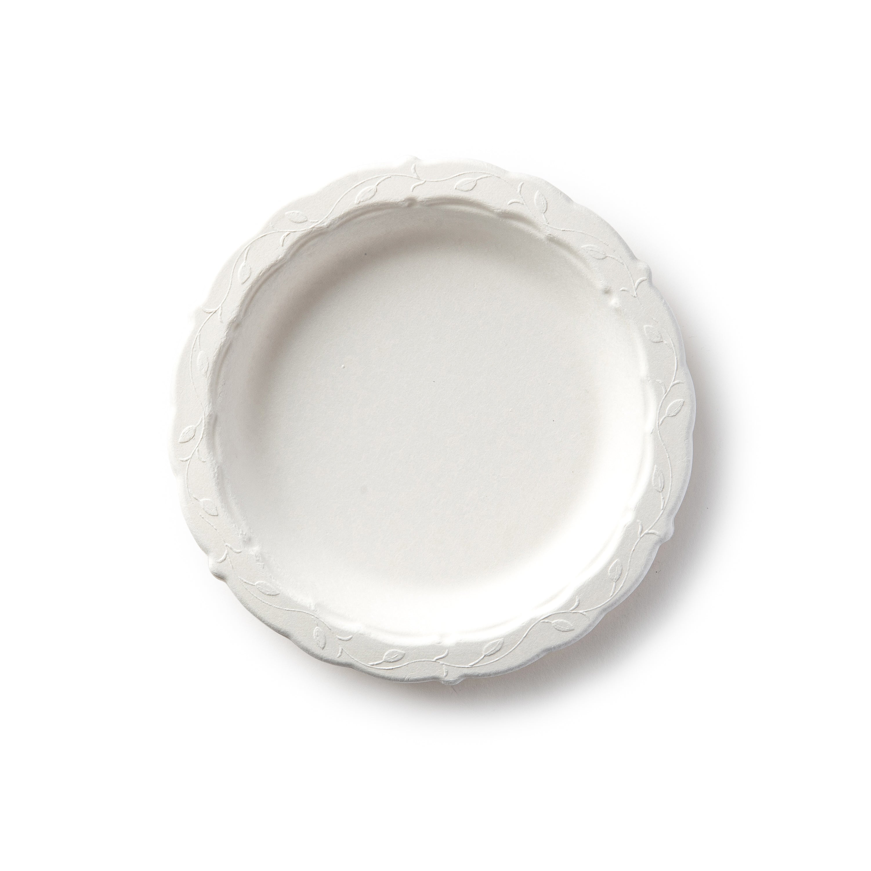 Eco-Friendly 100% Compostable Disposable Plates - 18 Pack Round Natural Bagasse/Sugarcane Plates for Parties, Picnics & Events | Biodegradable & Sustainable Dinnerware