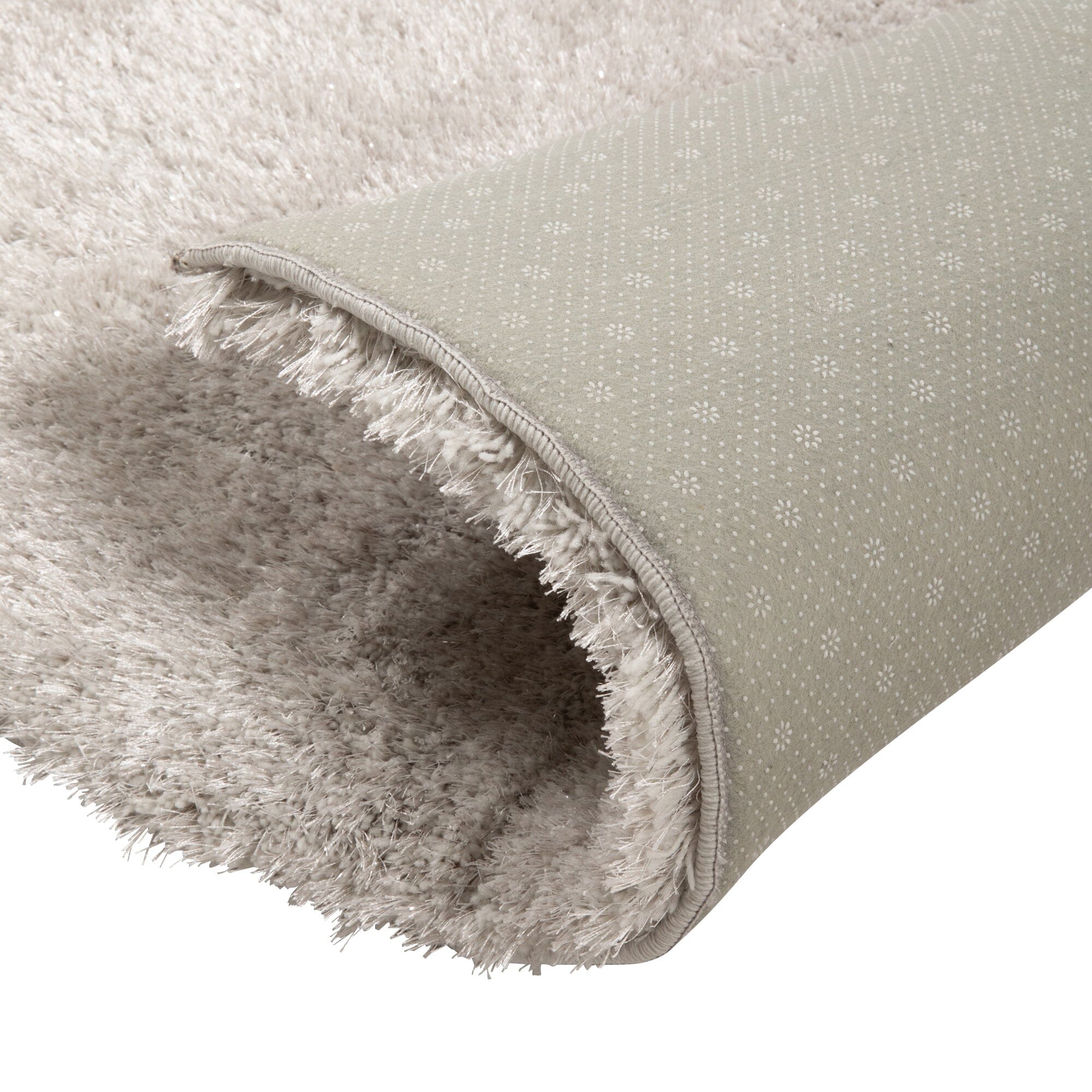 Kaste Memory Foam Rug - Soft Silver Non-Slip Floor Mat for Living Room, Bedroom & Nursery - Comfortable & Durable Home Decor