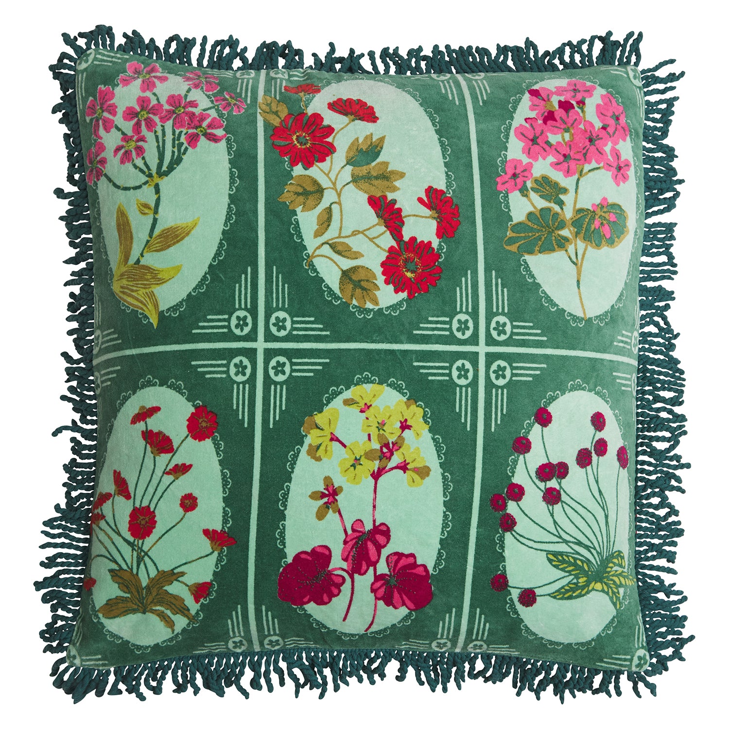 Luxury Gigi Velvet Cushion - Soft Forest Green Throw Pillow for Sofa, Bed & Home Decor - Perfect for Living Room, Bedroom & Nursery