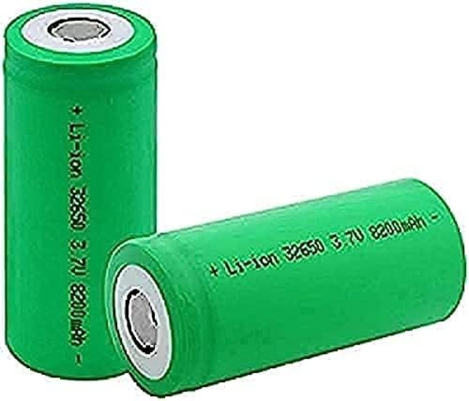 ZRED 3.7V 8200mAh 32650 Rechargeable Lithium Batteries (2-Pack) - High Capacity Replacement Battery for LED Flashlights, Emergency Lights & Outdoor Gear