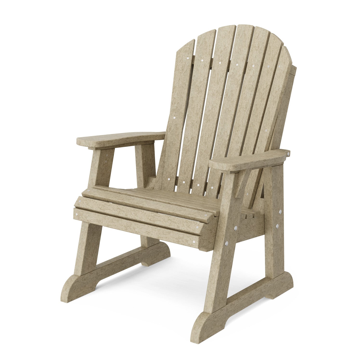 Heritage High Fan Back Chair - Classic Wooden Dining Chair with Upholstered Seat - Perfect for Farmhouse, Rustic & Traditional Dining Rooms