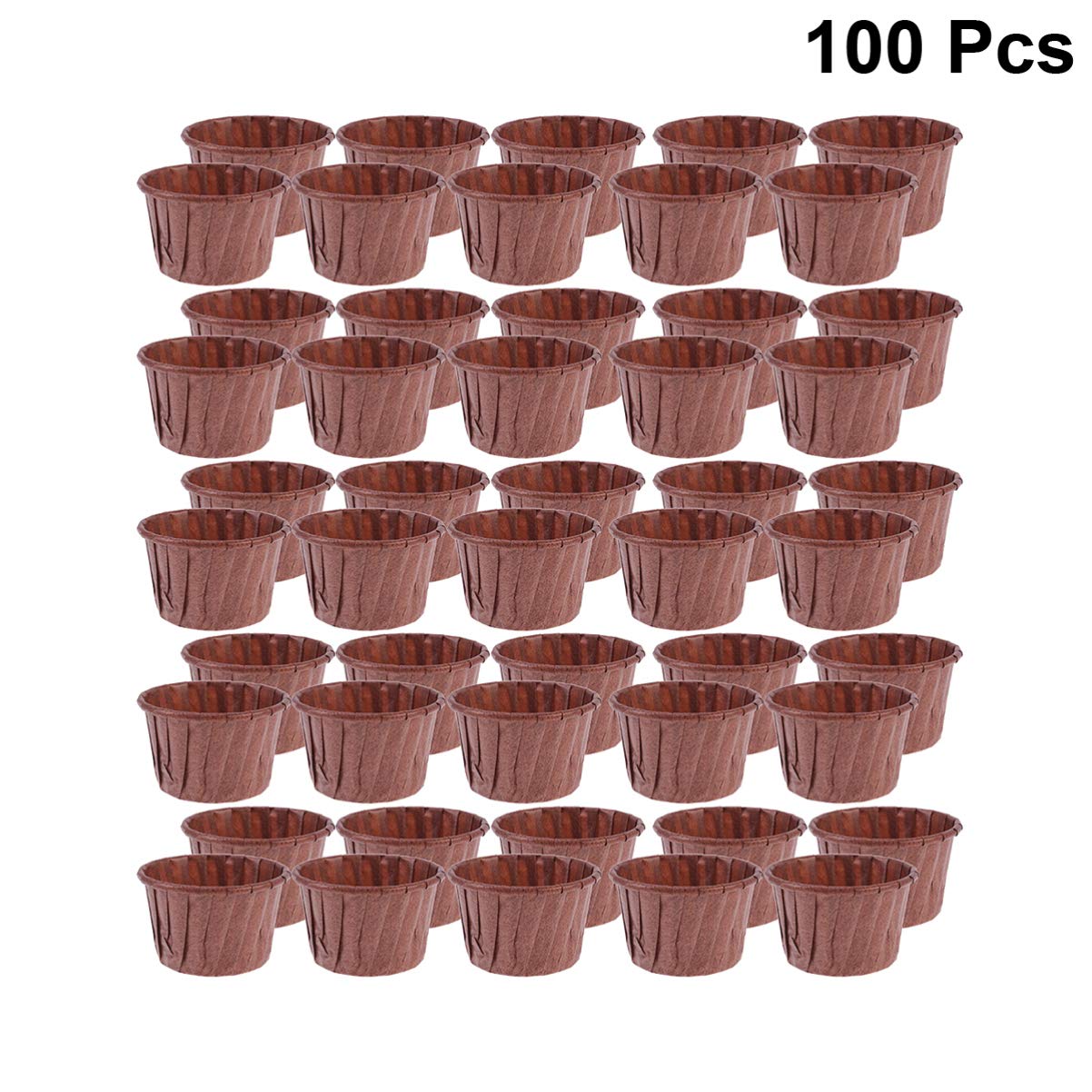 DOITOOL 100pcs Mini Muffin Baking Cups - Disposable Foil Liners for Cupcakes, Egg Tarts & Desserts - Perfect for Holiday Baking, Christmas Party Supplies & Home Baking Accessories