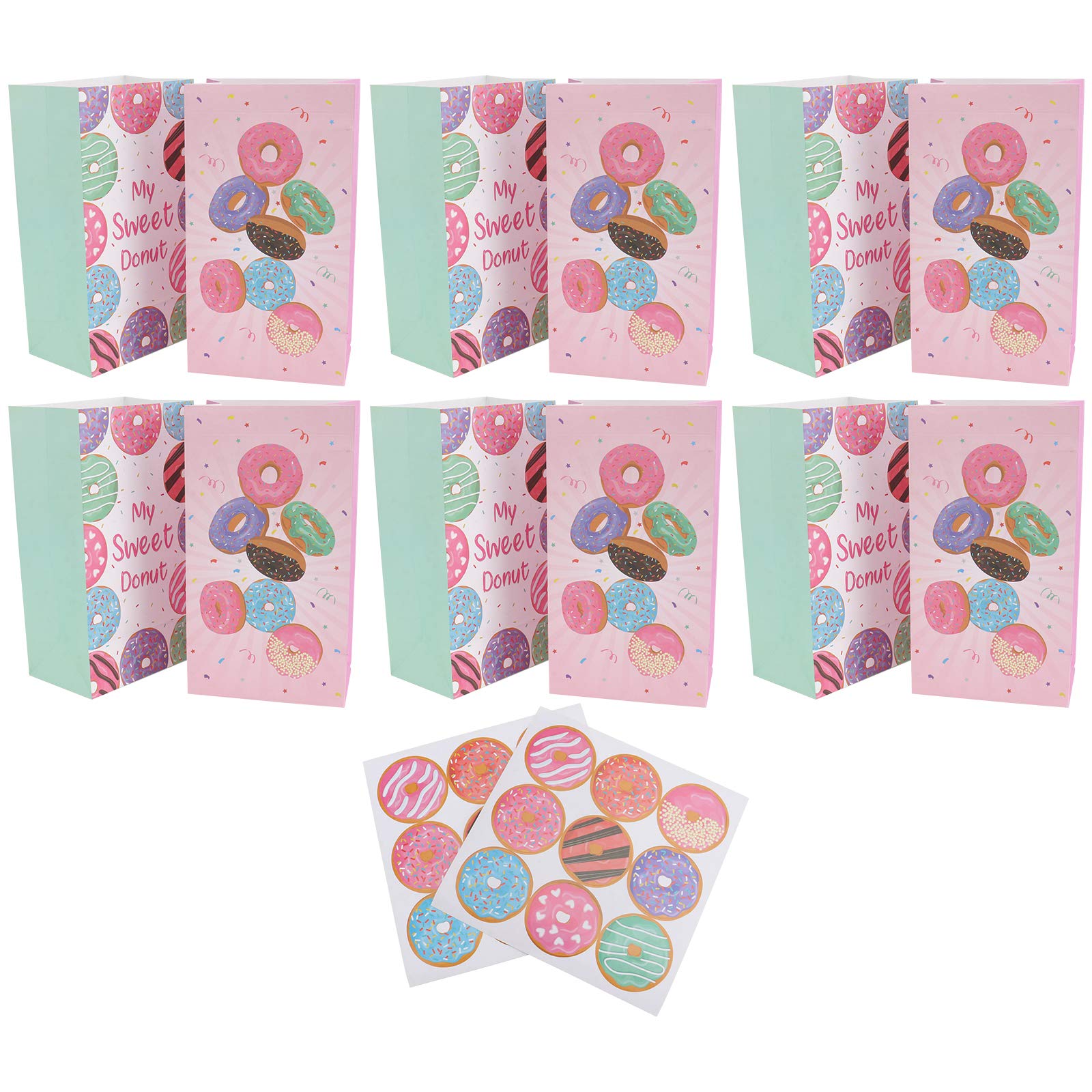 PartyKingdom 1 Set Colorful Candy Storage Bags & Wrapping Paper Pouches for Birthday Party Favors - Perfect for Halloween, Baby Showers, and Wedding Candy Buffets
