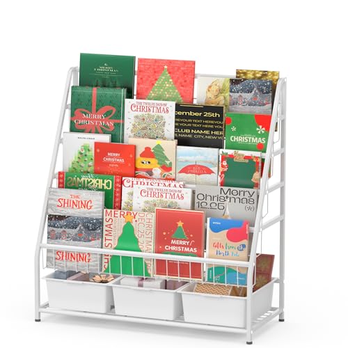 White/6-tier Bookcases