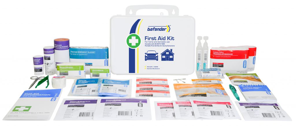 Defender 3 Series First Aid Kit - Waterproof & Durable Emergency Medical Kit for Home, Car, Camping & Outdoor Adventures