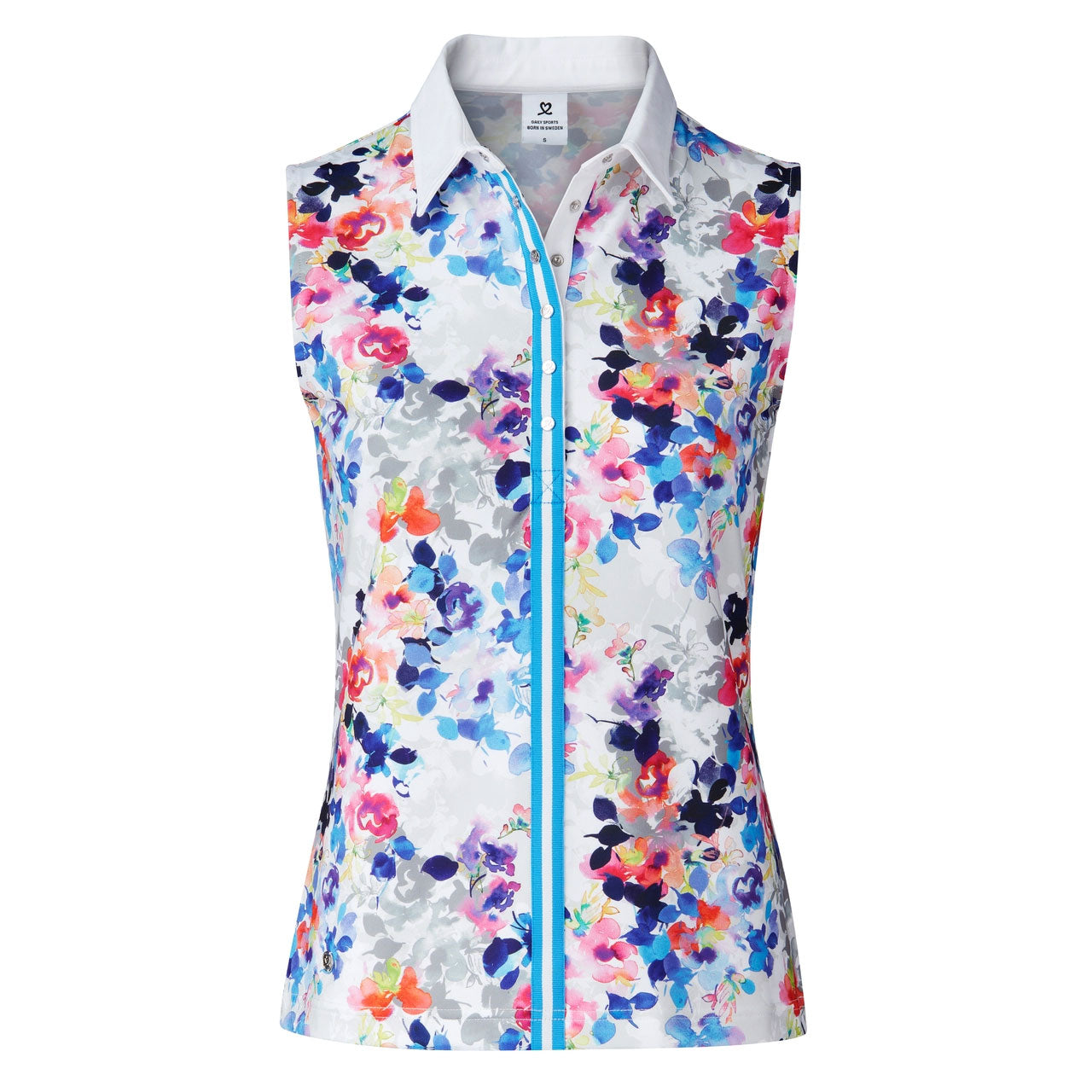 Women's White Sleeveless Golf Polo Shirt - Breathable Moisture-Wicking Athletic Top for Golf, Tennis & Outdoor Sports | Comfortable Summer Activewear