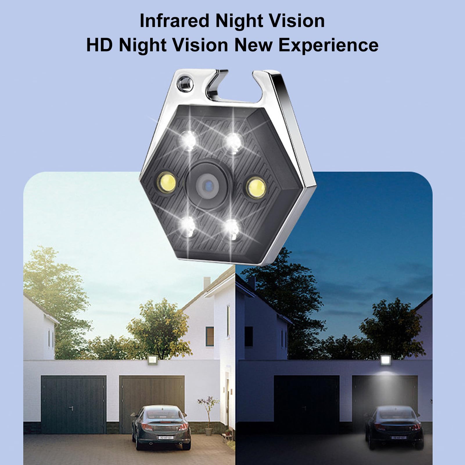 Zunate Magnetic Body Camera with Audio & Video Recording - 1080P HD Wearable Camera, 100° Wide Angle, Night Vision, 300mAh Battery - Perfect for Riding, Outdoor Adventures, Hiking & Security Surveillance