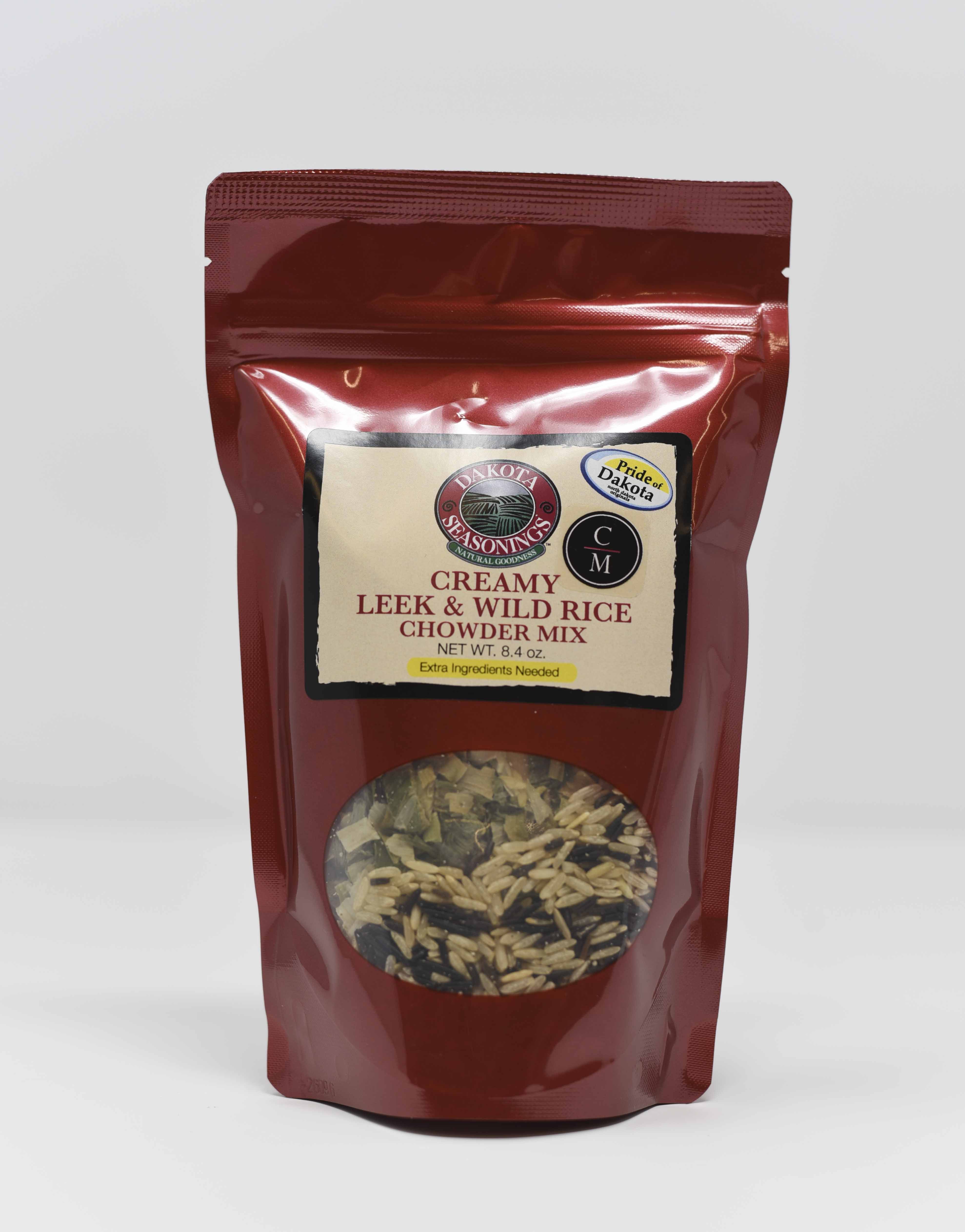 Organic Creamy Leek & Wild Rice Chowder Mix - Gluten-Free Soup Mix - Quick & Easy Homemade Meal - Perfect for Camping, Winter Comfort Food & Cozy Family Dinners