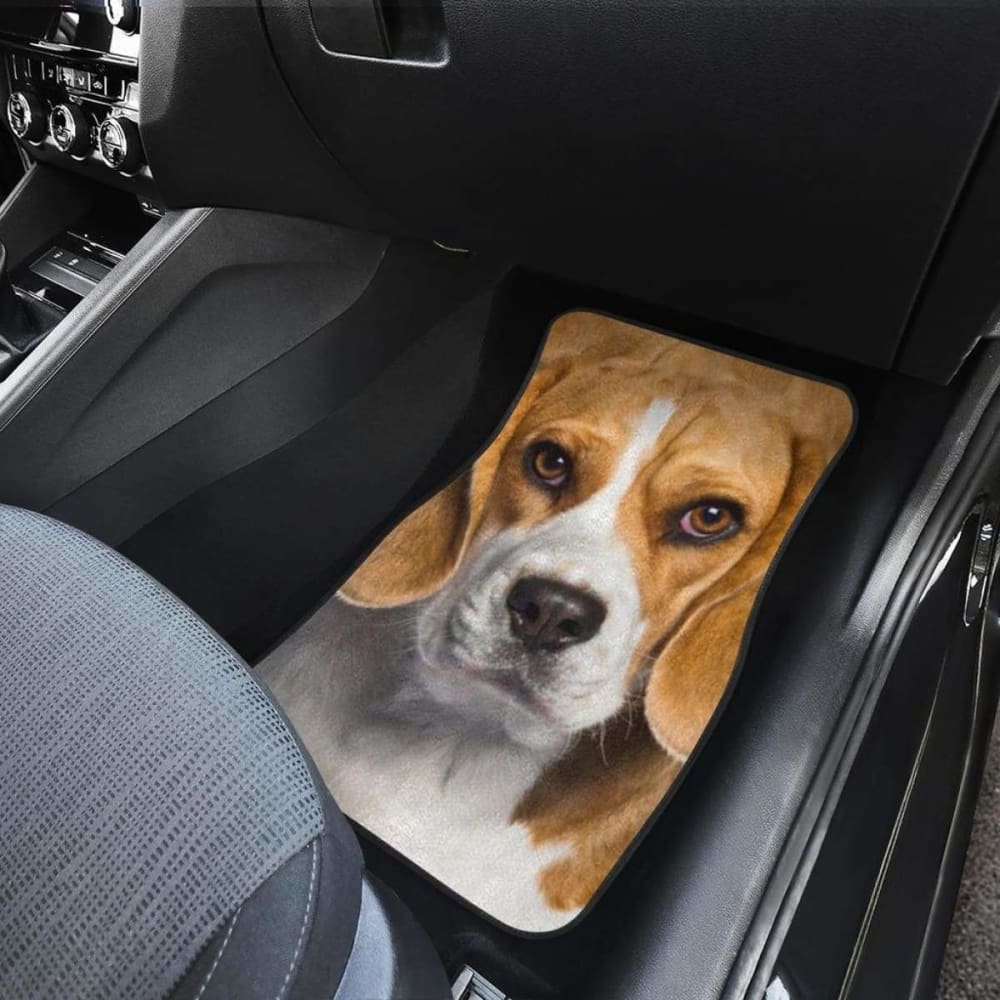 Beagle Dog Car Floor Mats - Non-Slip Custom Fit Pet-Friendly Car Accessories for Dog Lovers | Perfect for SUVs, Sedans & Trucks