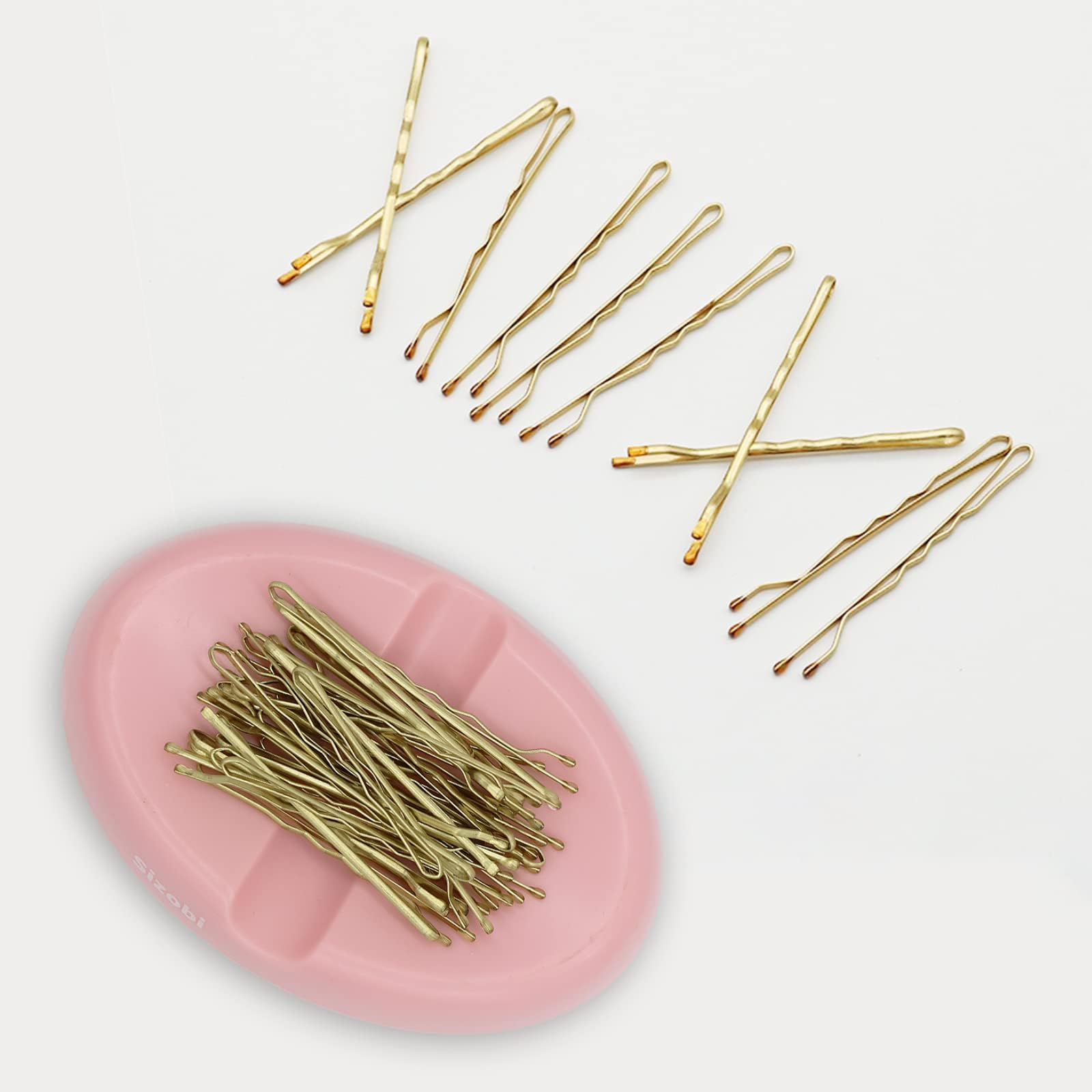 Sizobi Magnetic Pin Holder - Bobby Pin & Sewing Pins Organizer, Magnetic Pin Cushion & Paper Clip Keeper for Crafting, Sewing & Office Use (No Bobby Pins or Pins Included) - Perfect for DIY Projects, Dressmaking & Desk Organization