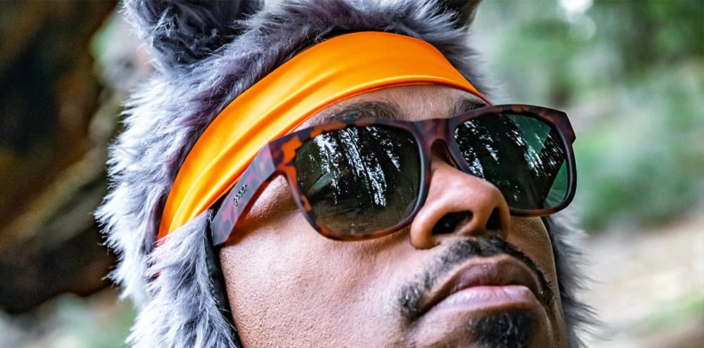 Goodr Ninja Kick The Damn Rabbit Sunglasses - Polarized UV Protection for Running, Cycling & Outdoor Sports