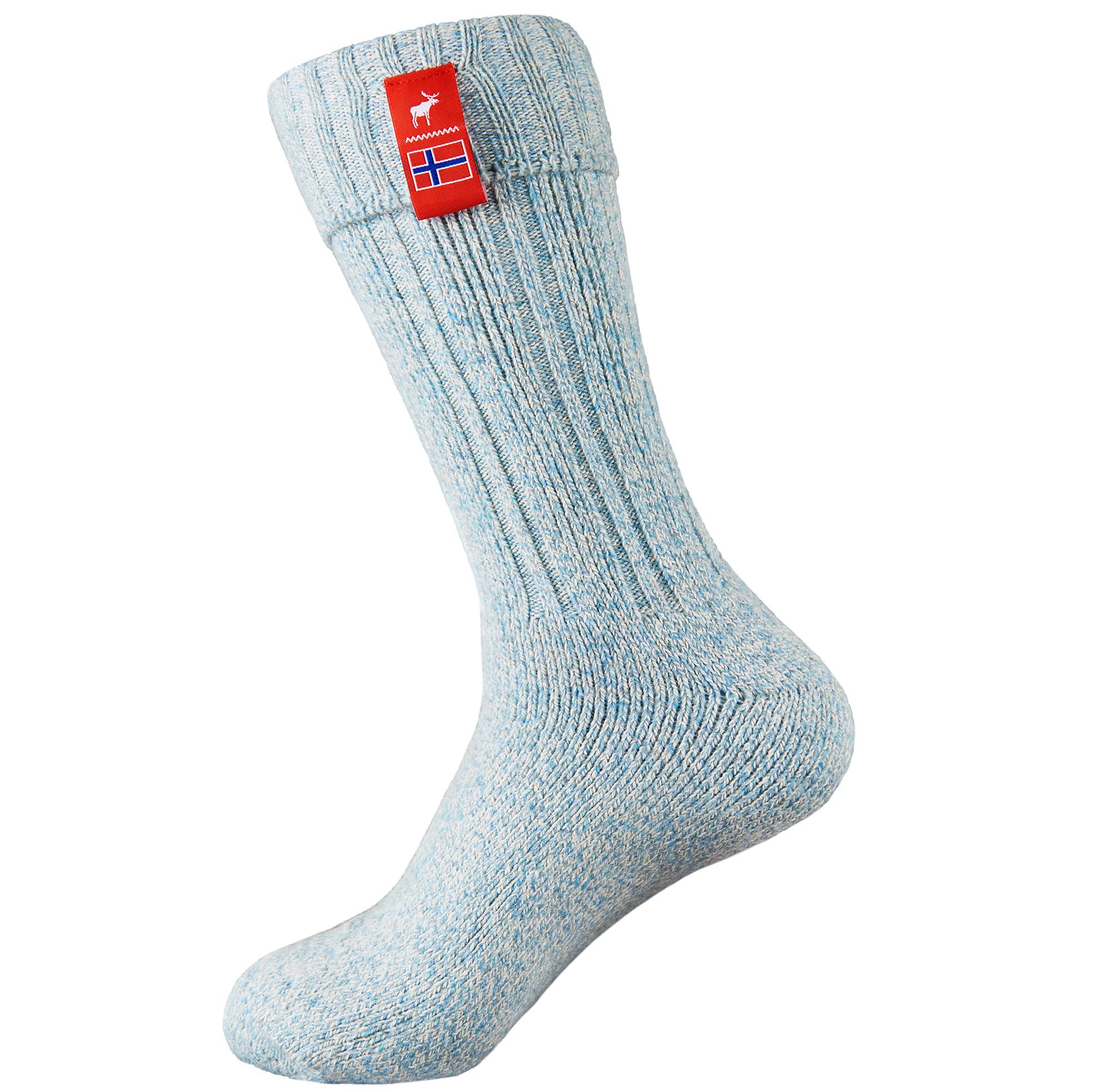 Premium Norwegian Fjord Wool Socks - Warm Winter Thermal Hiking Socks for Men & Women - Cozy & Durable for Outdoor Adventures, Skiing & Snowboarding