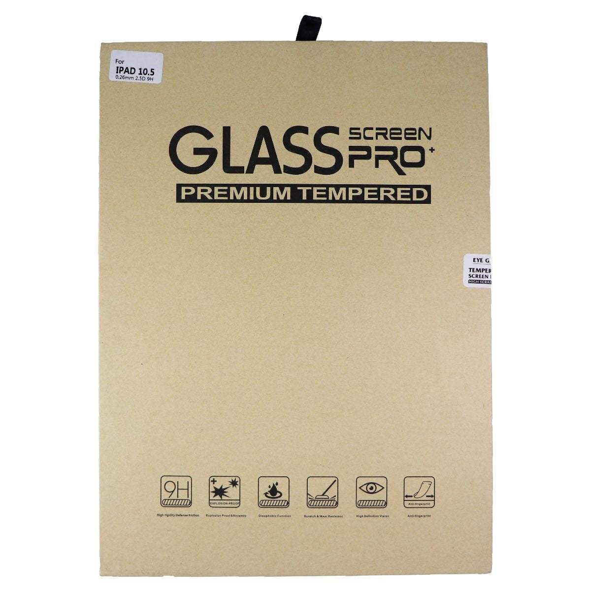 Premium Tempered Glass Screen Protector for Apple iPad Pro 10.5 Inch - Shatterproof, HD Clear, Anti-Scratch & Bubble-Free - Perfect for Work, Study & Entertainment