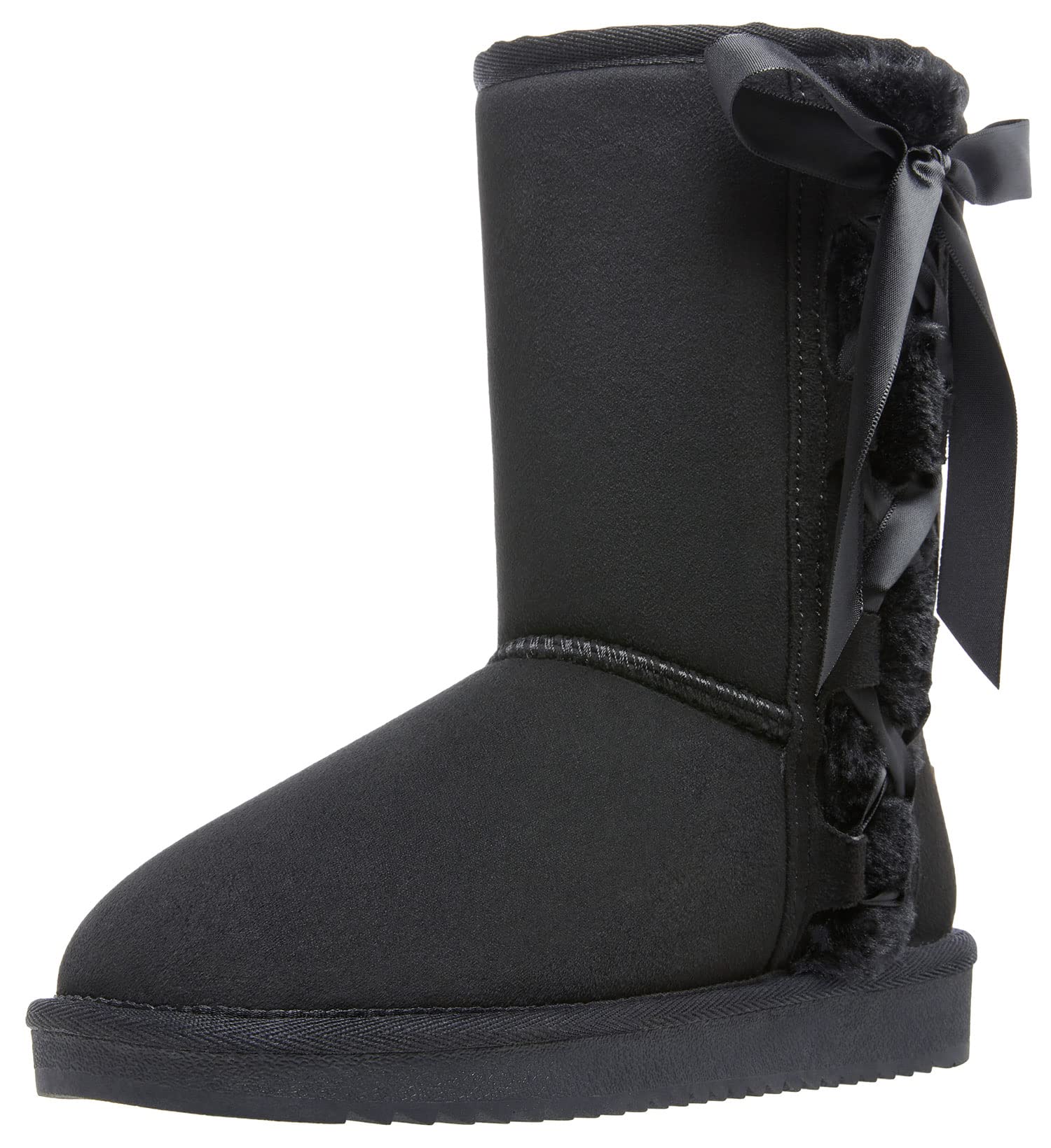 CAMEL CROWN Women's Winter Snow Boots - Waterproof Foldable Mid-Calf Boots with Warm Fur Lining & Side Zipper - Non-Slip Outdoor Boots for Snowy Weather, Hiking & Casual Wear