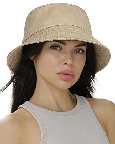 Stylish Bucket Hat with Adjustable Chin Strap - Sun Protection Outdoor Hats for Men & Women - Perfect for Beach, Hiking, Fishing, and Summer Activities