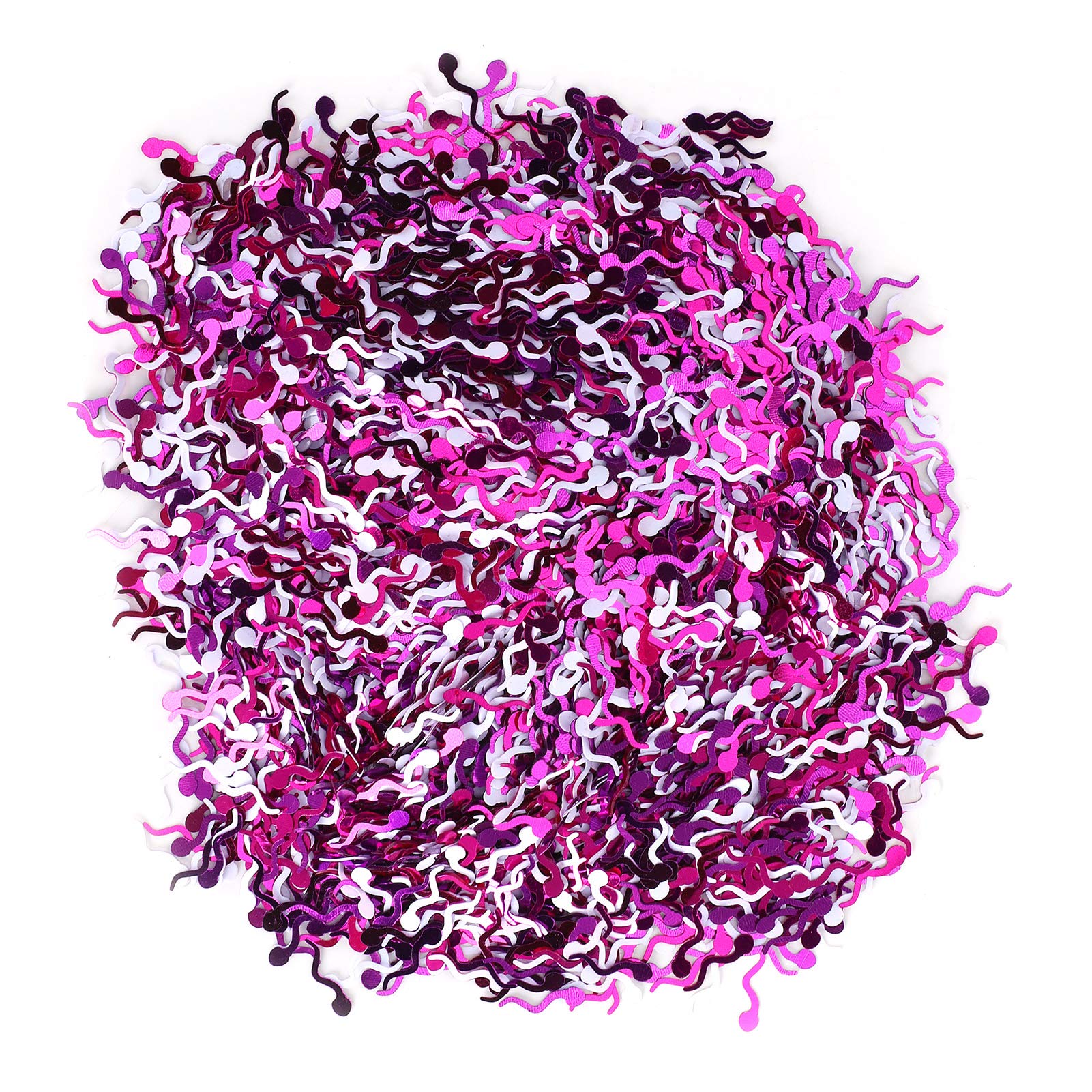 Tadpole-Shaped Table Confetti Decorations for Bath Parties, Weddings & Happy Celebrations – Perfect for Party Supplies, Surprise Events & Festive Scenes