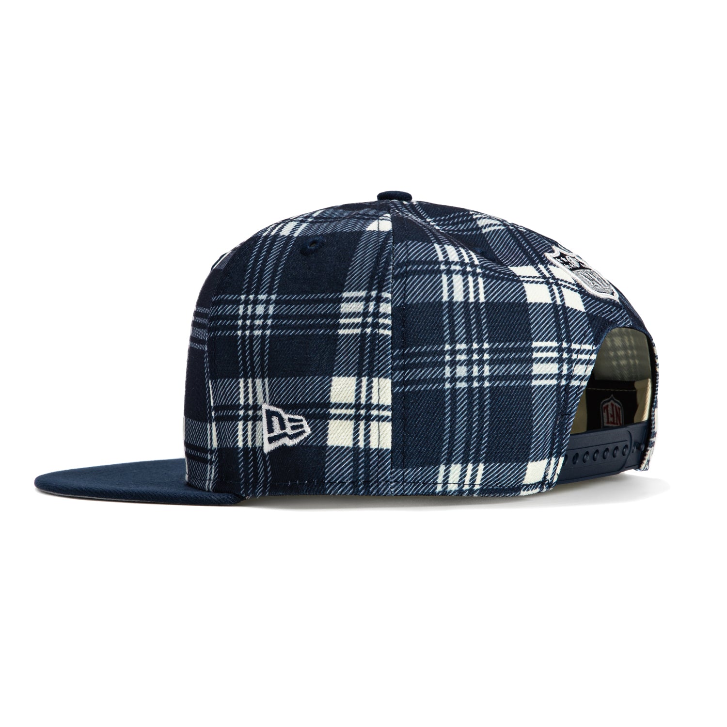 New Era 9Fifty 2024 Dallas Cowboys Snapback Hat - Plaid Navy Adjustable Baseball Cap for Men & Women | Perfect for Game Day, Sports Events & Casual Wear
