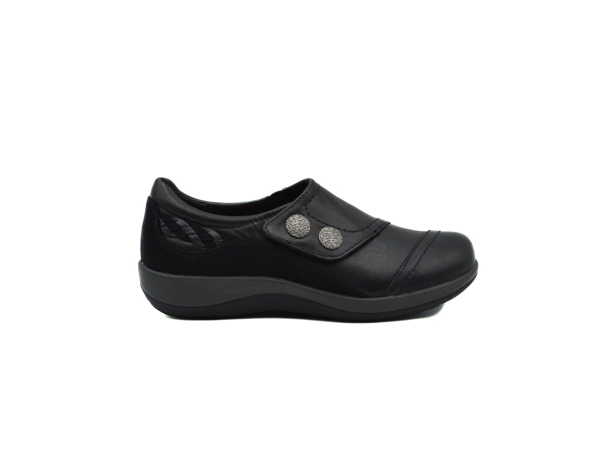 AETREX Karina Monk Women's Comfortable Slip-On Shoes - Lightweight & Supportive for Walking, Work, and Travel