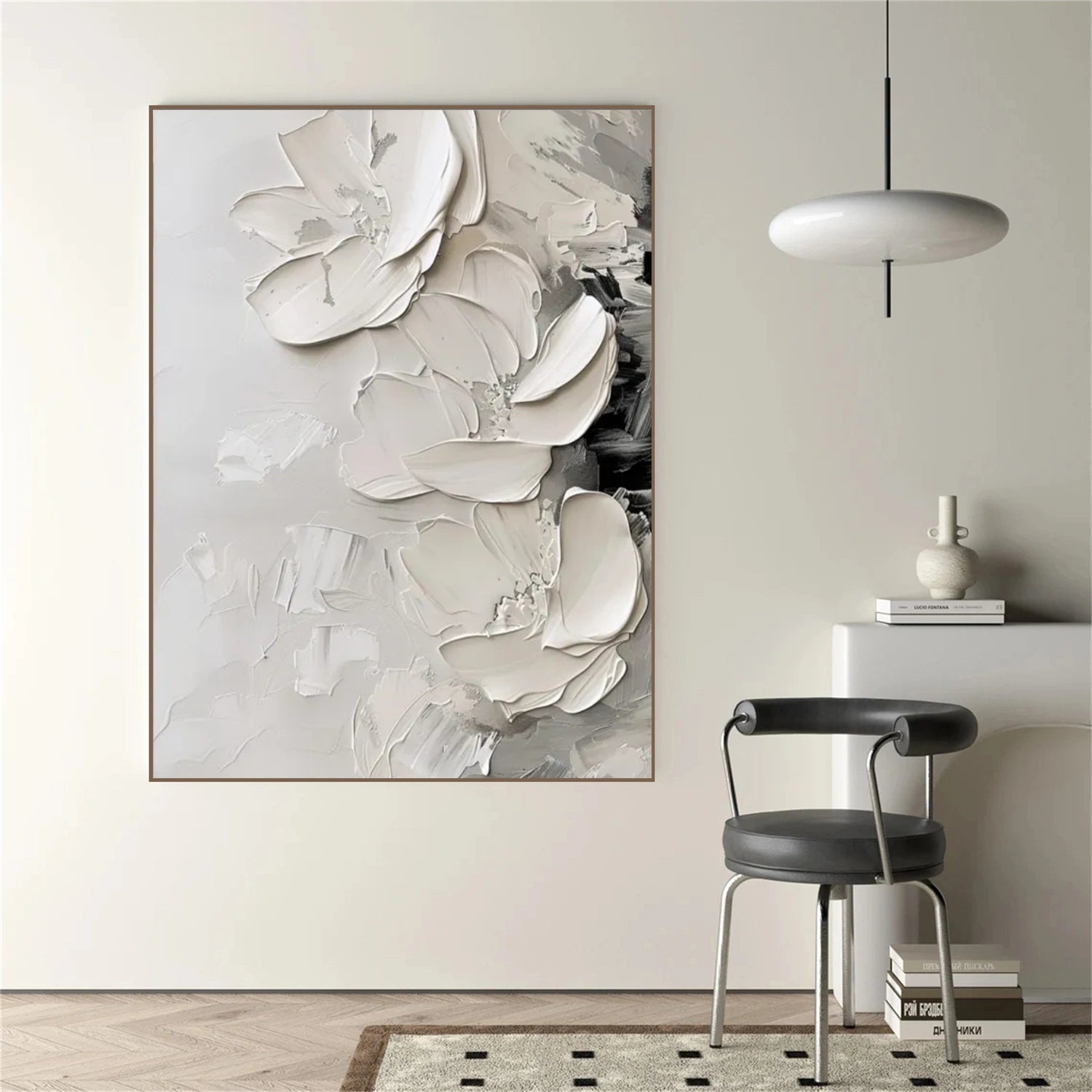 Flower and Tree Painting #FT 198 - Handmade Canvas Wall Art for Home & Office Decor - Perfect for Living Room, Bedroom, and Office Spaces
