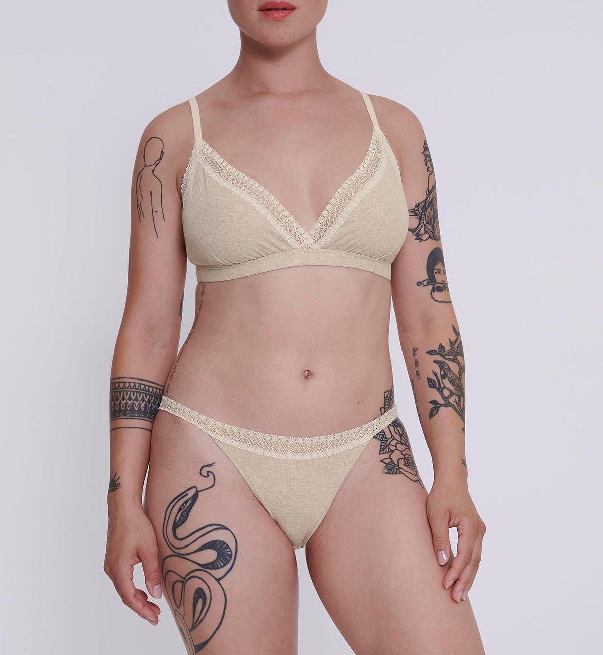 SLOGGI GO RIBBED CONSIDERED TANGA 2-Pack - Comfortable Cotton Underwear for Women - Perfect for Everyday Wear, Yoga & Lounge