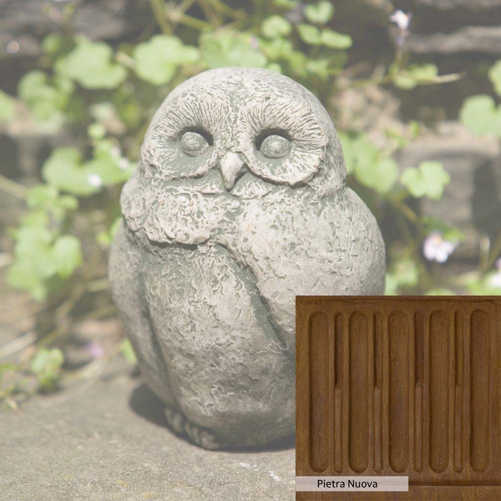 Campania International Baby Barn Owl Statue - Handcrafted Garden Decor for Outdoor & Indoor Use - Perfect for Patio, Lawn, and Home Decor