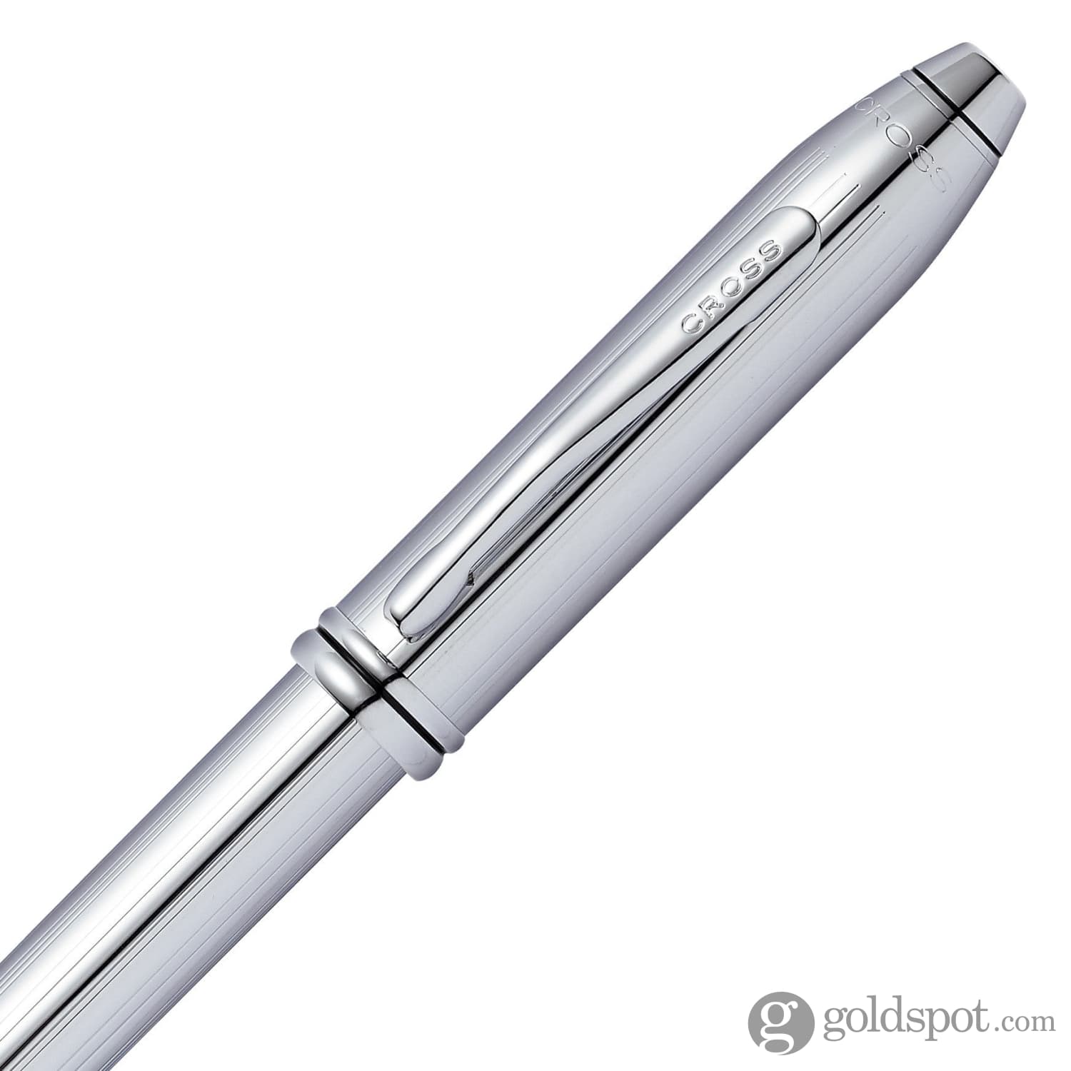 Cross Townsend Lustrous Chrome Ballpoint Pen - Premium Writing Instrument for Office, Business & Gifting
