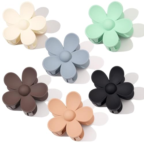6 Large Matte flower claw