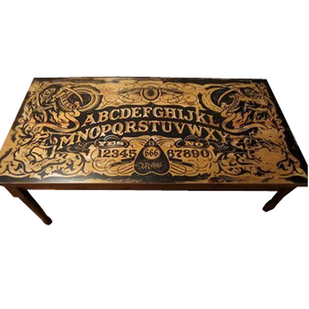 DIY Ouija Board Coffee Table Plans - Spirit Talking Board for Home Decor