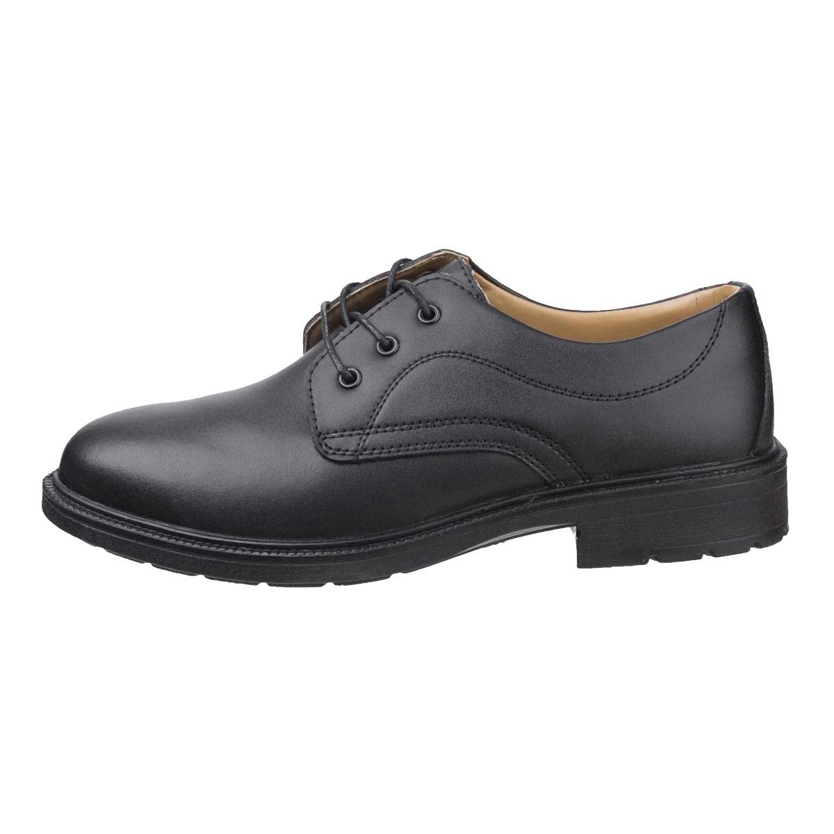 Men's FS45 Safety Work Shoes - Black, UK 5 / EU 39 - Steel Toe, Slip Resistant, Comfortable for Construction, Warehouse & Industrial Work