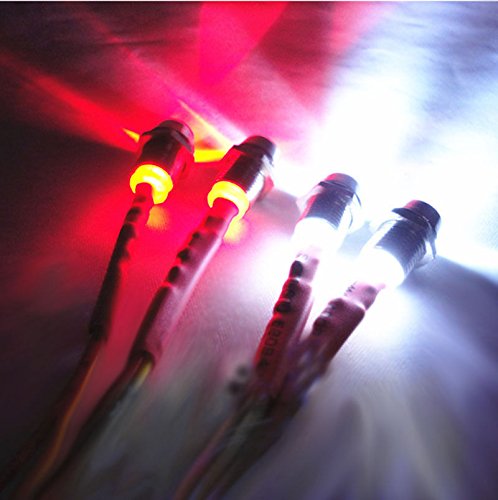 High Performance RC Drift Car LED Headlights - 4pcs 5mm & 3mm LED Lights for Night Racing | Perfect for RC Car Enthusiasts & Competitive Drifting Events