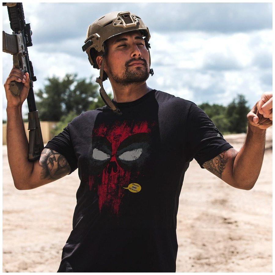 Merc Reaper T-Shirt for Men - Black Cotton Graphic Tee - Perfect for Casual Wear, Gaming, and Street Style