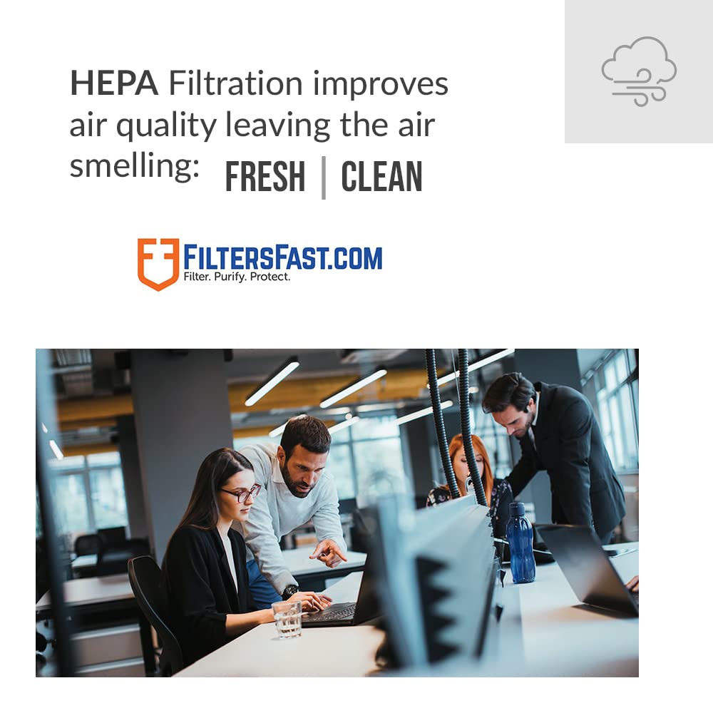 Whirlpool 1183051 & 1187018 HEPA Air Filter Replacement - Compatible with Select Whirlpool Refrigerators - Improves Air Quality for Home & Kitchen Use