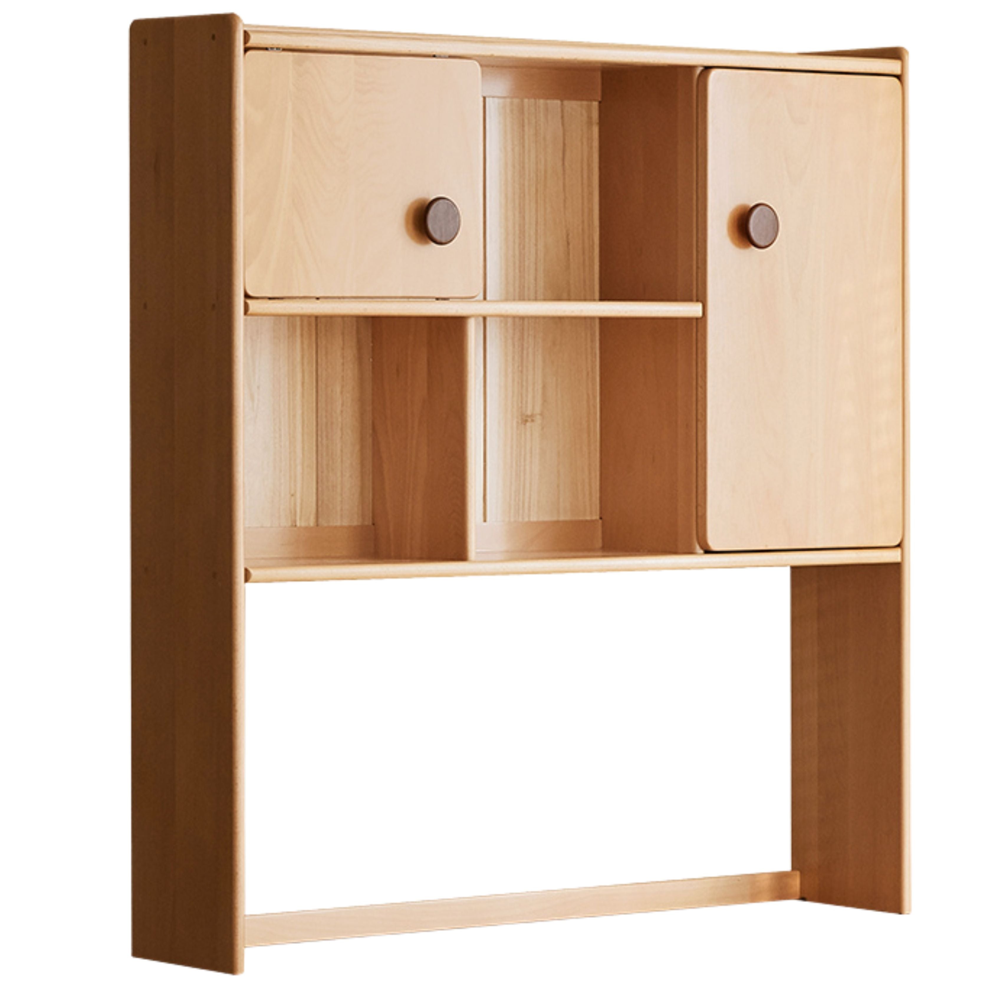 38.5x10.6x46.5 inch / 98x27x118 cm / Natural Wood Color / Beech Study desk shelf