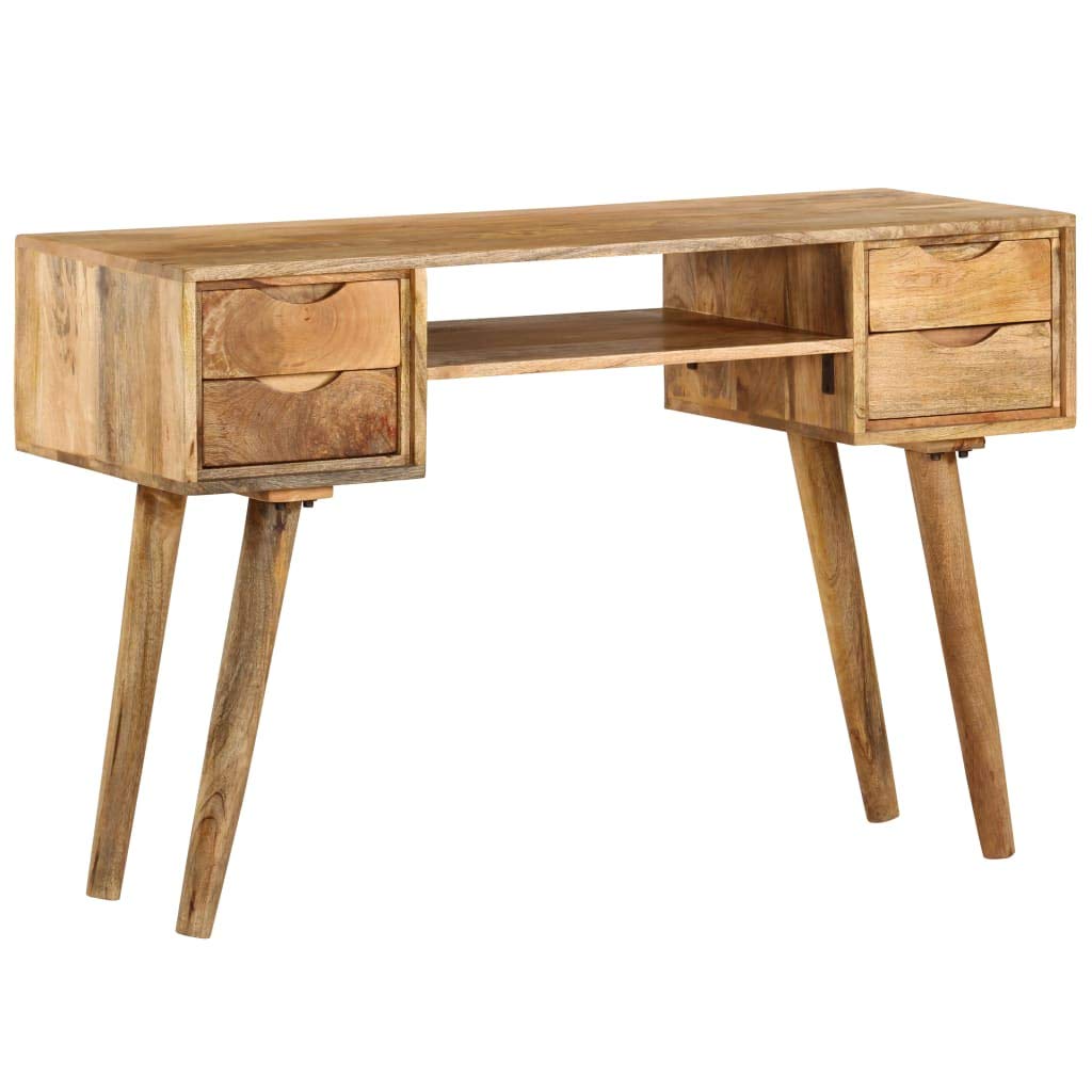 Solid Mango Wood Console Desk - 45.3