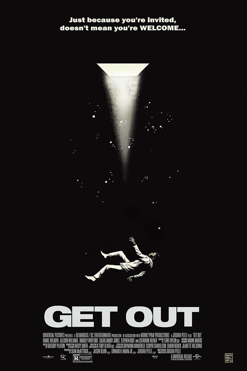 Get Out Movie Poster - Francavilla Art Print - Horror Film Decor for Home, Office & Theater Room