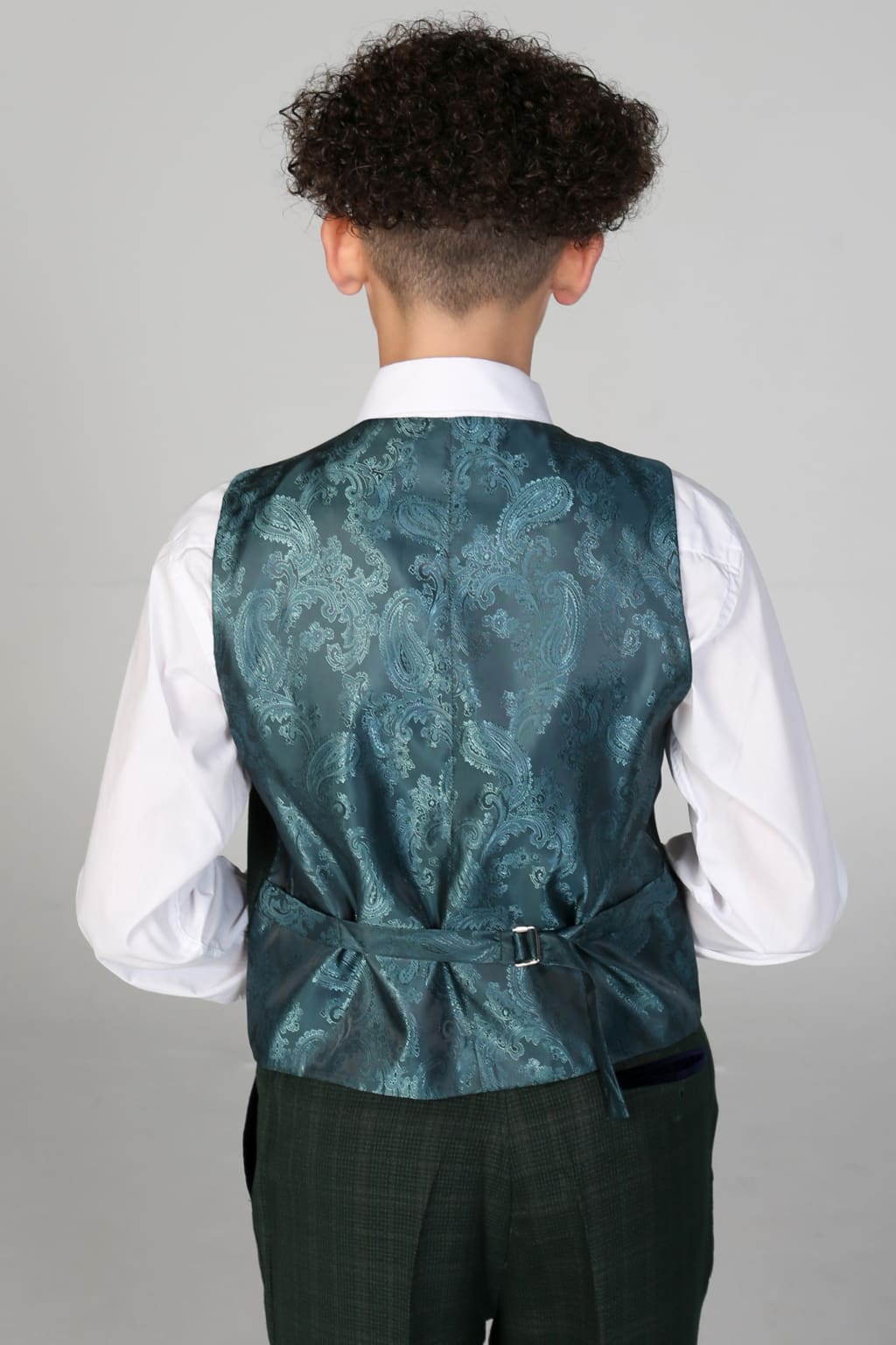 Boys' Leo Green 3-Piece Suit Set | Formal Kids Suit for Weddings, Parties & Special Occasions