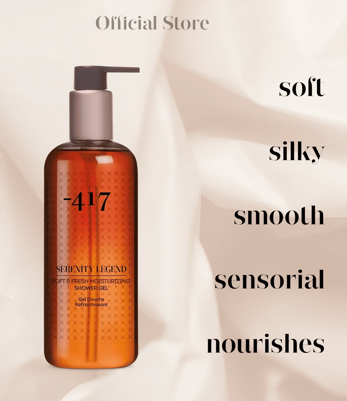 Minus 417 Soft & Fresh Moisturizing Shower Gel - Hydrating Body Wash for Dry Skin, Gentle Cleansing with Natural Ingredients - Perfect for Daily Use & Relaxing Bath Time