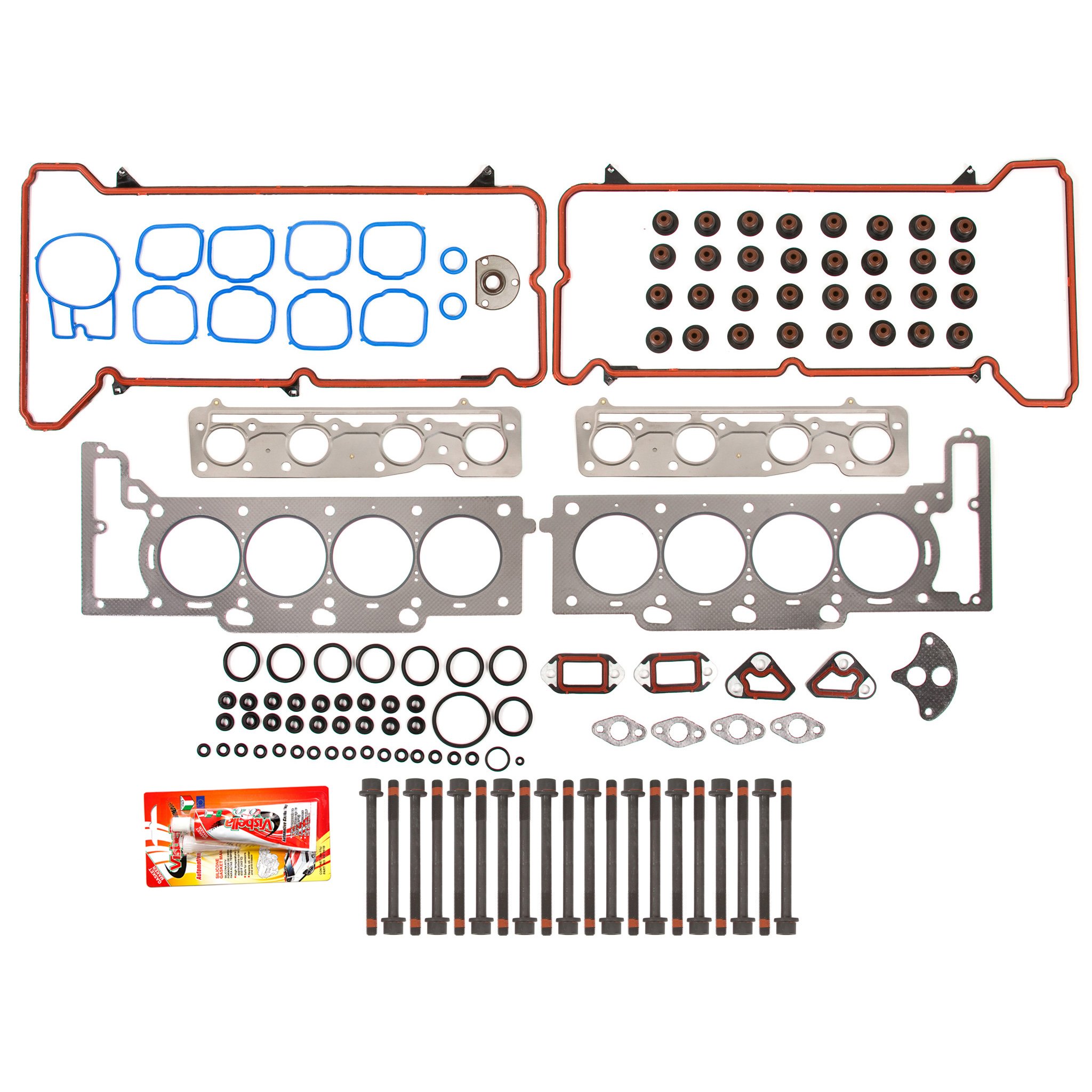 Compatible With 2002-2005 Cadillac Deville ElDorado Seville Bonneville 4.6L Head Gasket Set with Head Bolts - Engine Repair & Maintenance Kit for Smooth Performance