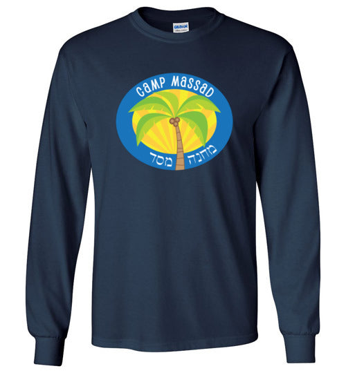 Massad Long Sleeve T-Shirt for Men - Comfortable Cotton Crewneck Casual Shirt - Perfect for Work, Travel & Everyday Wear