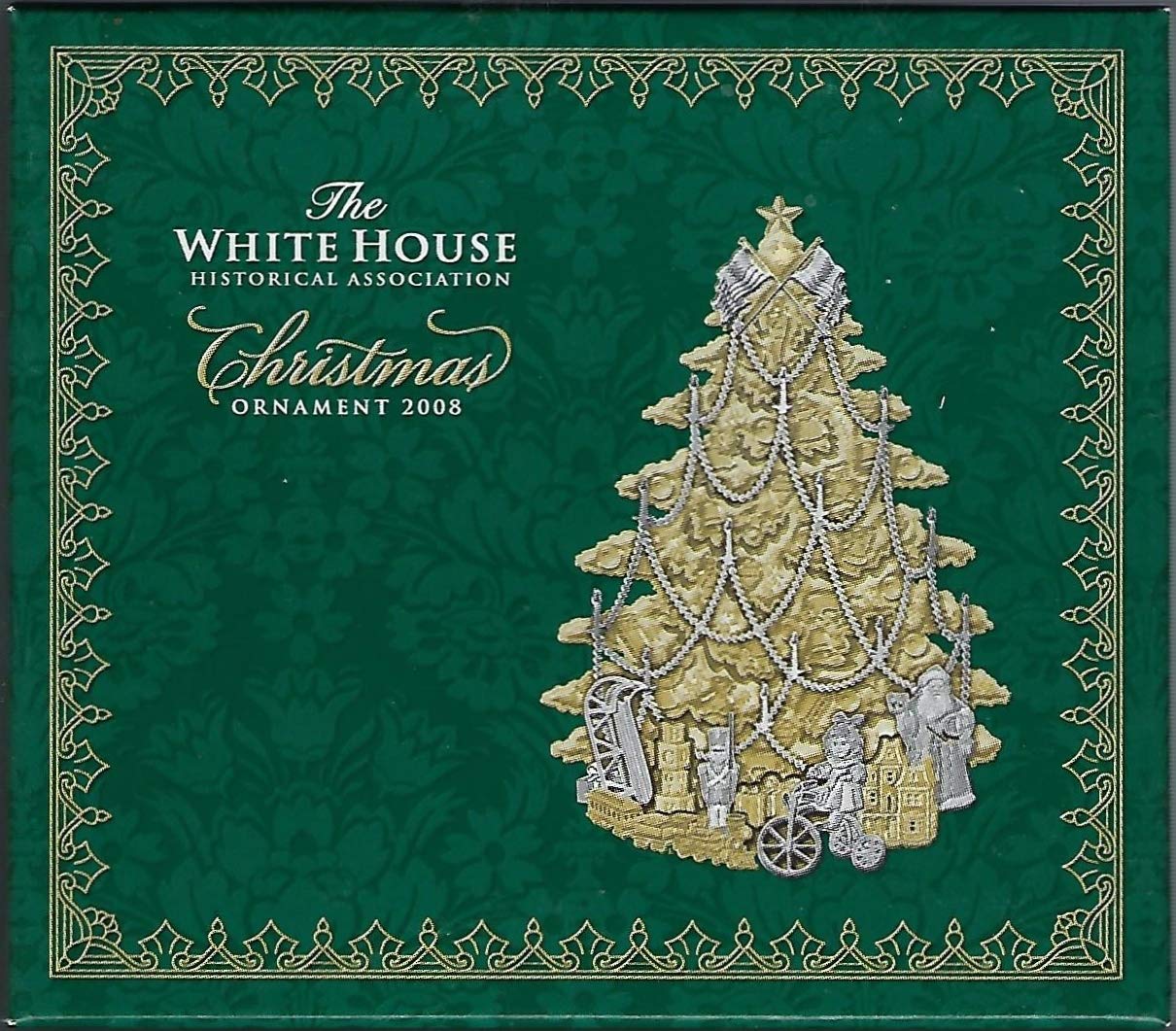 2008 White House Christmas Ornament - Victorian Christmas Tree Decor for Holiday Collectors | Perfect for Xmas Tree, Home Decor, Gift & Holiday Party Decoration