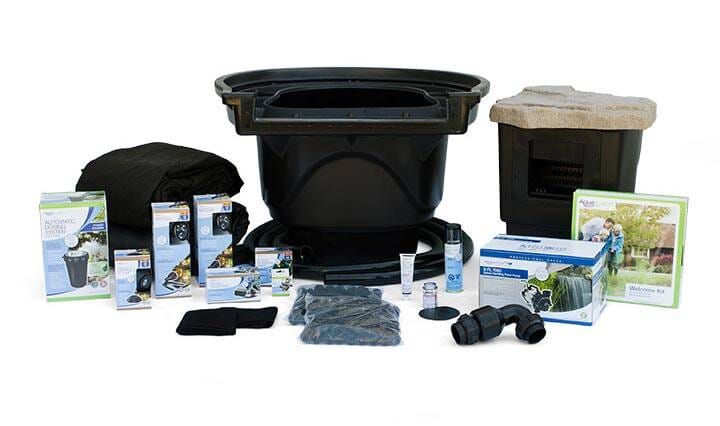 Large Aquascape Pond Kit 21' x 26' with SLD 5000 9000 Adjustable Flow Pump - Perfect for Backyard Water Gardens, Koi Ponds & Outdoor Landscaping