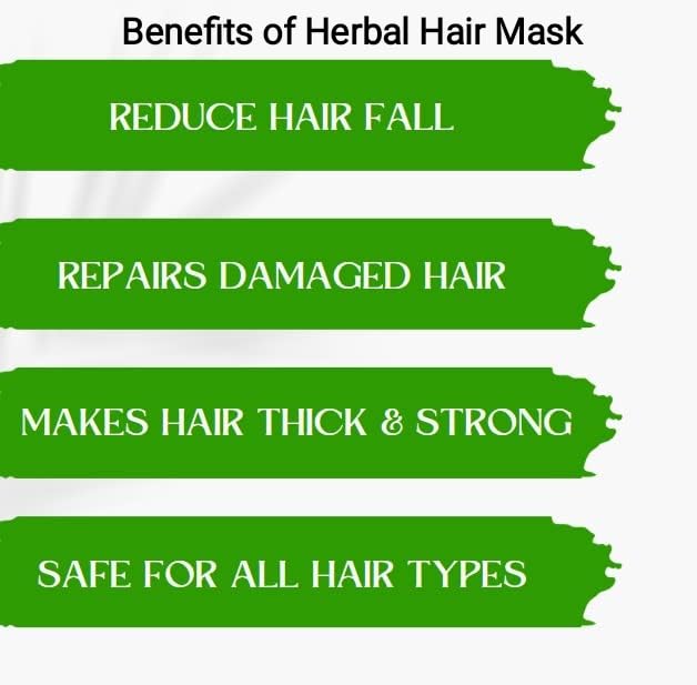 **AYURVEDIC ZONE Herbal Hair Mask Powder with Reetha, Amla, Shikakai - Natural Hair Growth Treatment for Women & Men - All Hair Types (200g) - Promotes Thickness, Shine & Scalp Health - Perfect for Dry, Damaged & Frizzy Hair**