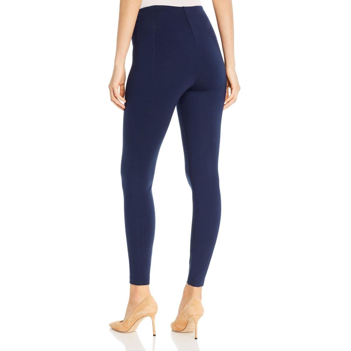 Lyssé Women's Taylor Seamed Lightweight Ponte Leggings - High Waisted Yoga Pants for Workout, Running & Everyday Comfort