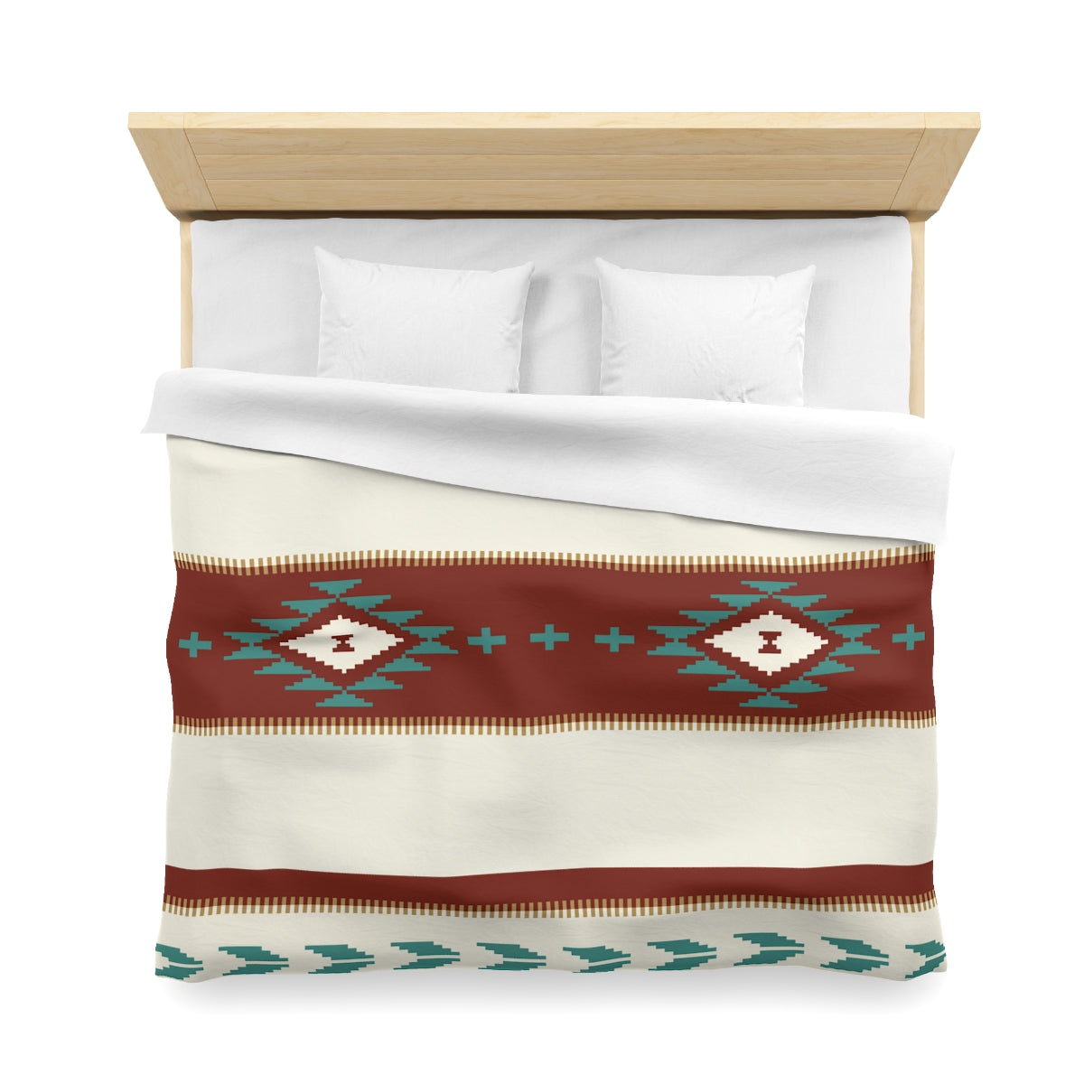 Microfiber Duvet Cover Sedona Falls Print - Twin, Queen & King Size Polyester Bedding Set for Bedroom | Soft & Breathable Duvet Cover for All Seasons - Perfect for Master Bedroom, Guest Room & Vacation Homes