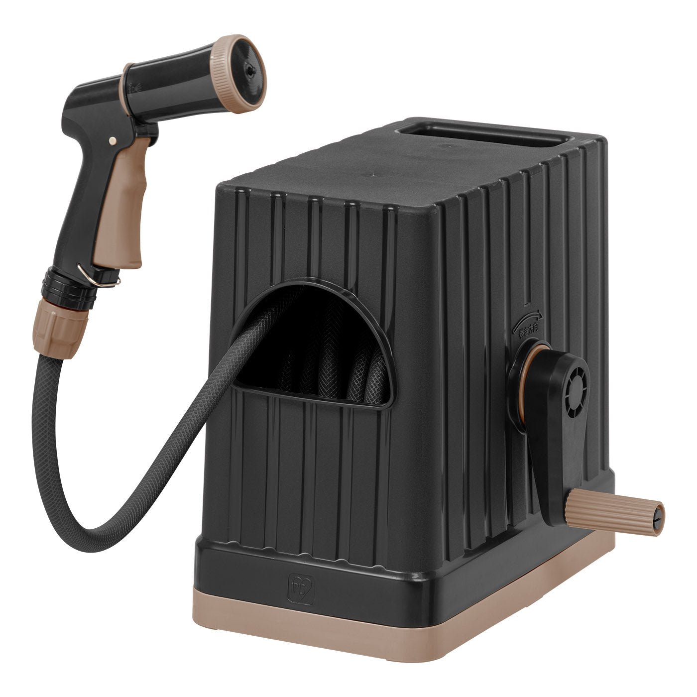 Retractable Garden Hose Reel with Storage Box - Heavy Duty Expandable Water Hose Holder for Outdoor Lawn, Yard, and Car Washing - Perfect for Gardening, Cleaning, and Home Maintenance