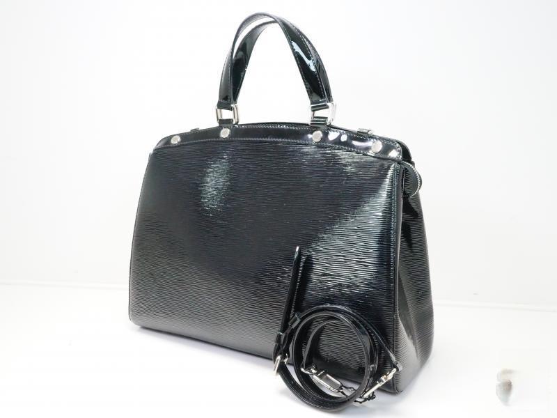 Authentic Pre-Owned Louis Vuitton Epi Electric Noir Black Brea GM Handbag with Strap M40332 172856 - Luxury Vintage Shoulder Bag for Women, Perfect for Work, Travel & Special Occasions