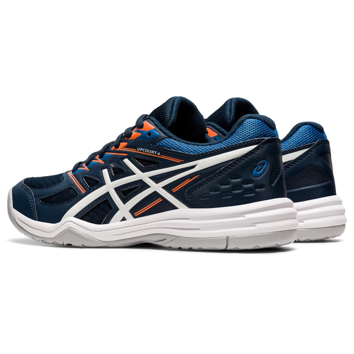 ASICS Upcourt 4 Volleyball Shoes for Kids - Lightweight Non-Slip Athletic Sneakers for School Sports & Indoor Court Play