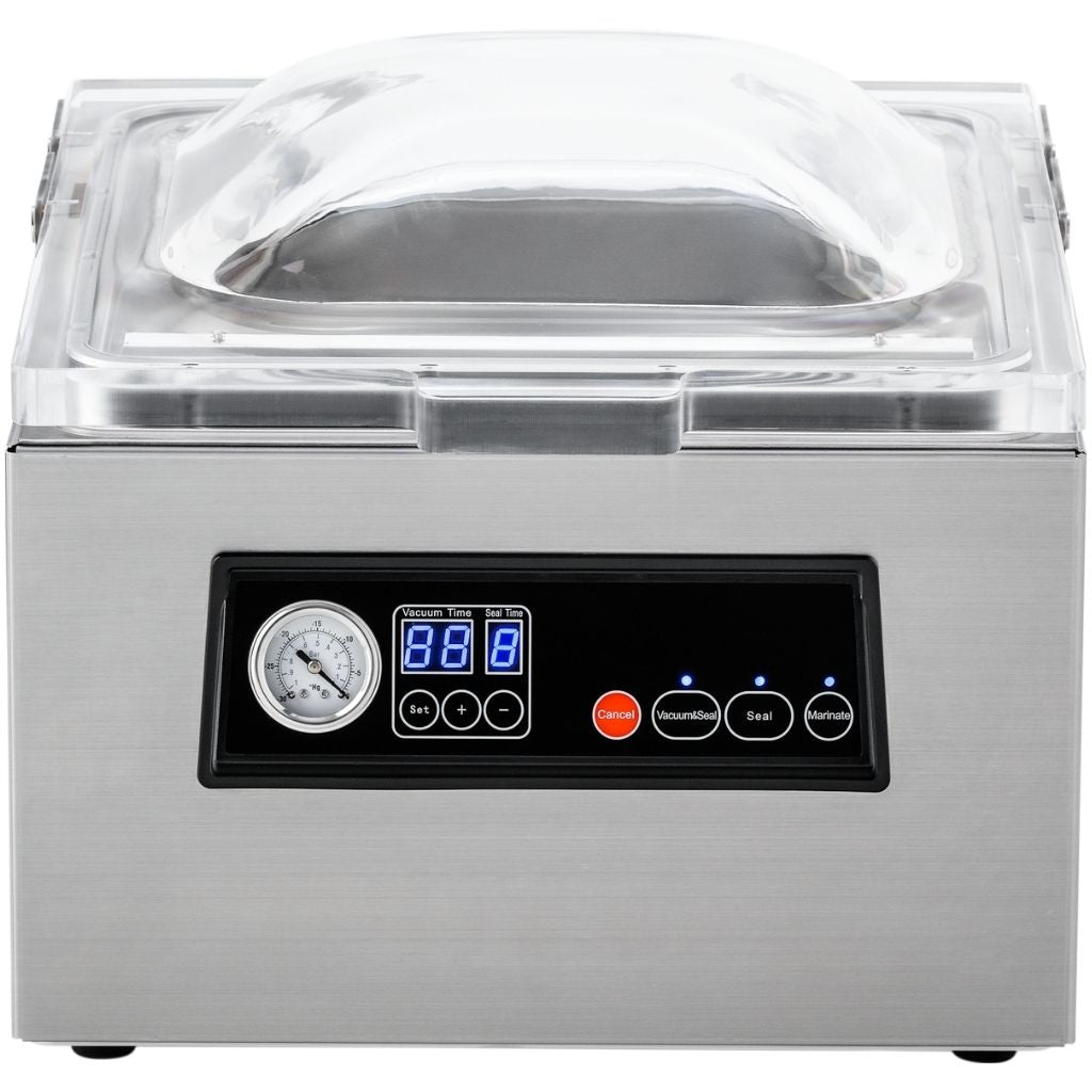 Commercial Vacuum Chamber Sealer with Bubble Lid - Pro Line Heavy Duty Food Packaging Machine for Sous Vide, Meal Prep & Long-Term Food Storage