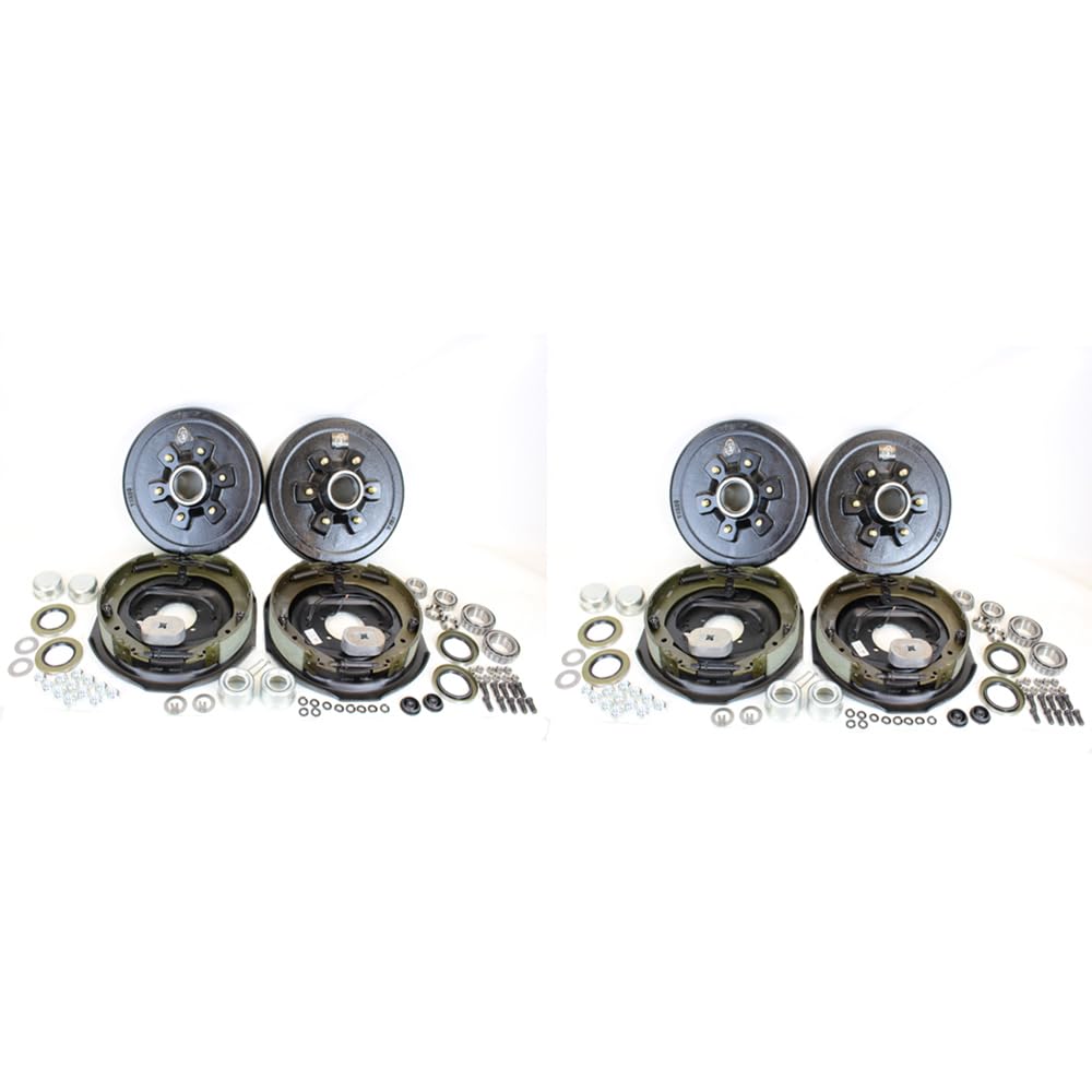 Southwest Wheel 5,200 lbs Trailer Axle Electric Brake Kit (2-Pack) - Heavy Duty Towing Solution for Boat Trailers, Utility Trailers & RV Campers
